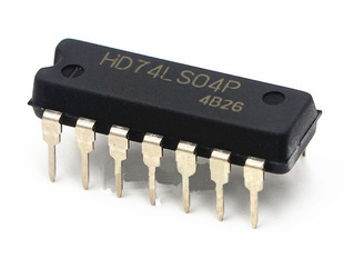 六路反向器 直插DIP14 HD74LS04P 74LS04