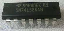74LS86 HD74LS86P 四路2输入异或门 直插DIP14