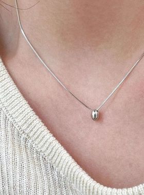 豆豆项链女2025新款小圆豆吊坠轻奢个性气质锁骨链小摊货源批发潮