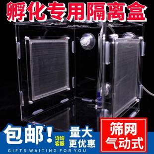 鱼缸隔离盒亚克力金波子水晶虾孵化盒繁殖盒孔雀鱼隔离网隔离板