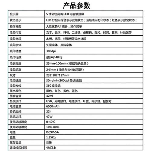 大字符喷打码机手持式全喷墨打纸箱包装袋纸袋喷字打生产日期编号 办公设备/耗材/相关服务 打码机 原图主图