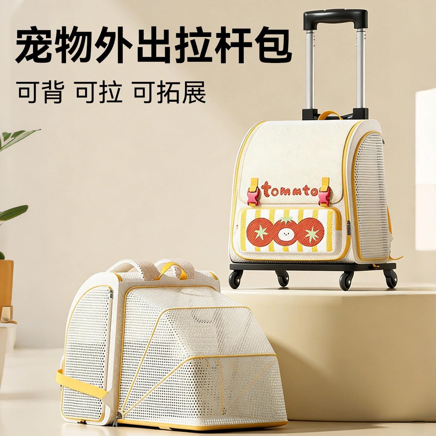 大容量宠物外出猫包便携