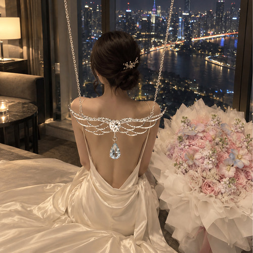 paras kors派热my angel天使项链女款轻奢小众锁骨链【女生礼物】