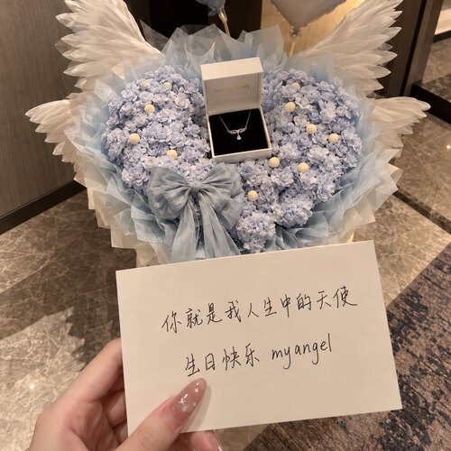 paras kors派热my angel天使项链女款轻奢小众锁骨链【女友礼物】