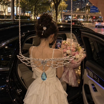 paras kors派热my angel天使项链女款轻奢小众锁骨链【女友礼物】