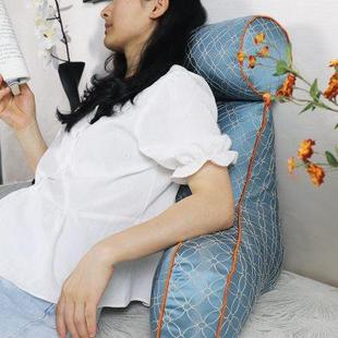 靠背垫老人床头靠枕护颈护腰飘窗座椅后背靠椅垫脊椎健康加高靠背