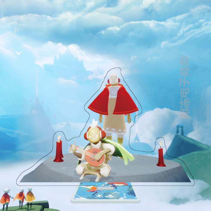 sky光遇周边立牌卡卡西平菇龙卡鸟狮龙骨雨林游戏动漫cos同人摆件