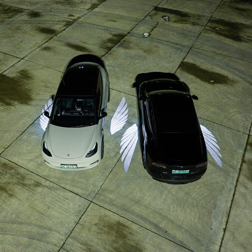 特斯拉 Model 3 焕新3 天使之翼 迎宾光毯 迎宾灯 无损对插