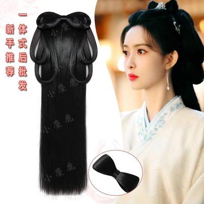 淑味古风新娘造型蝴蝶结发包