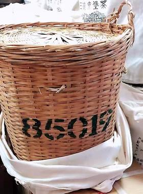 三鹤85019金花六堡茶特级箩茶叶7KG广西梧州茶厂黑茶特产2018年陈