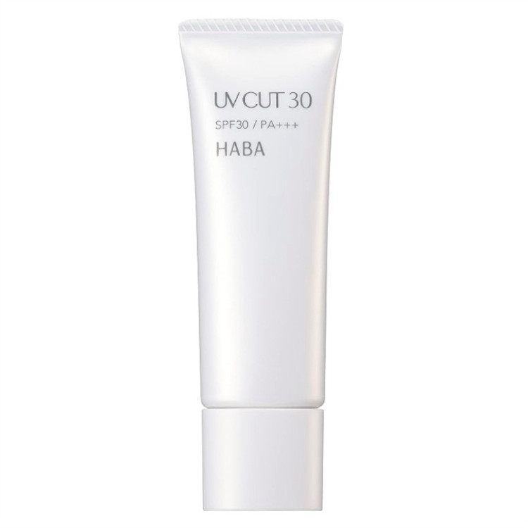 30倍 现货 日本直运本土HABA UV CUT SPF30 温和物理防晒乳液30g