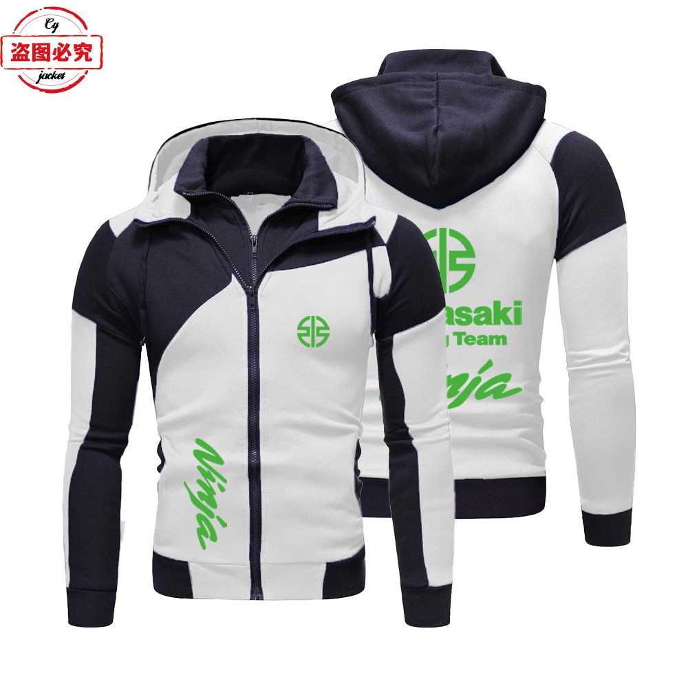摩托车Logo骑行服机车外套赛车服宽松男上衣休闲卫衣工作服团体服