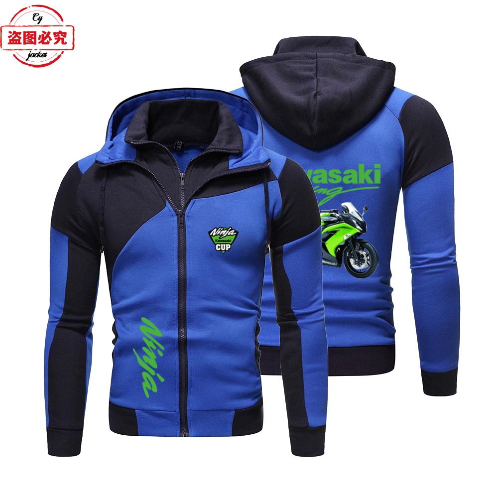 摩托车Logo骑行服机车外套赛车服宽松男上衣休闲卫衣工作服团体服