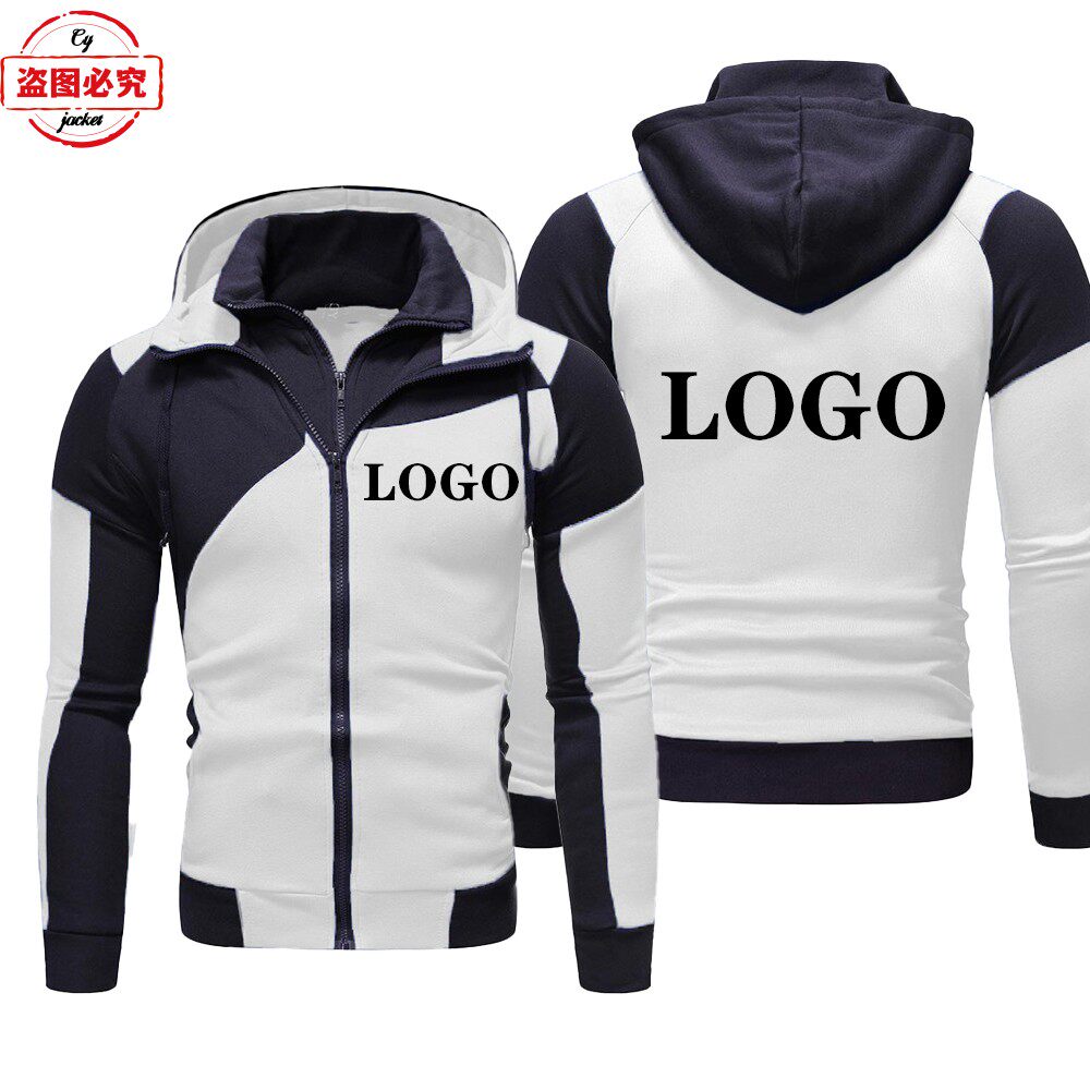 定制服装印字logo机车外套赛车服宽松男上衣休闲卫衣工作服团体服