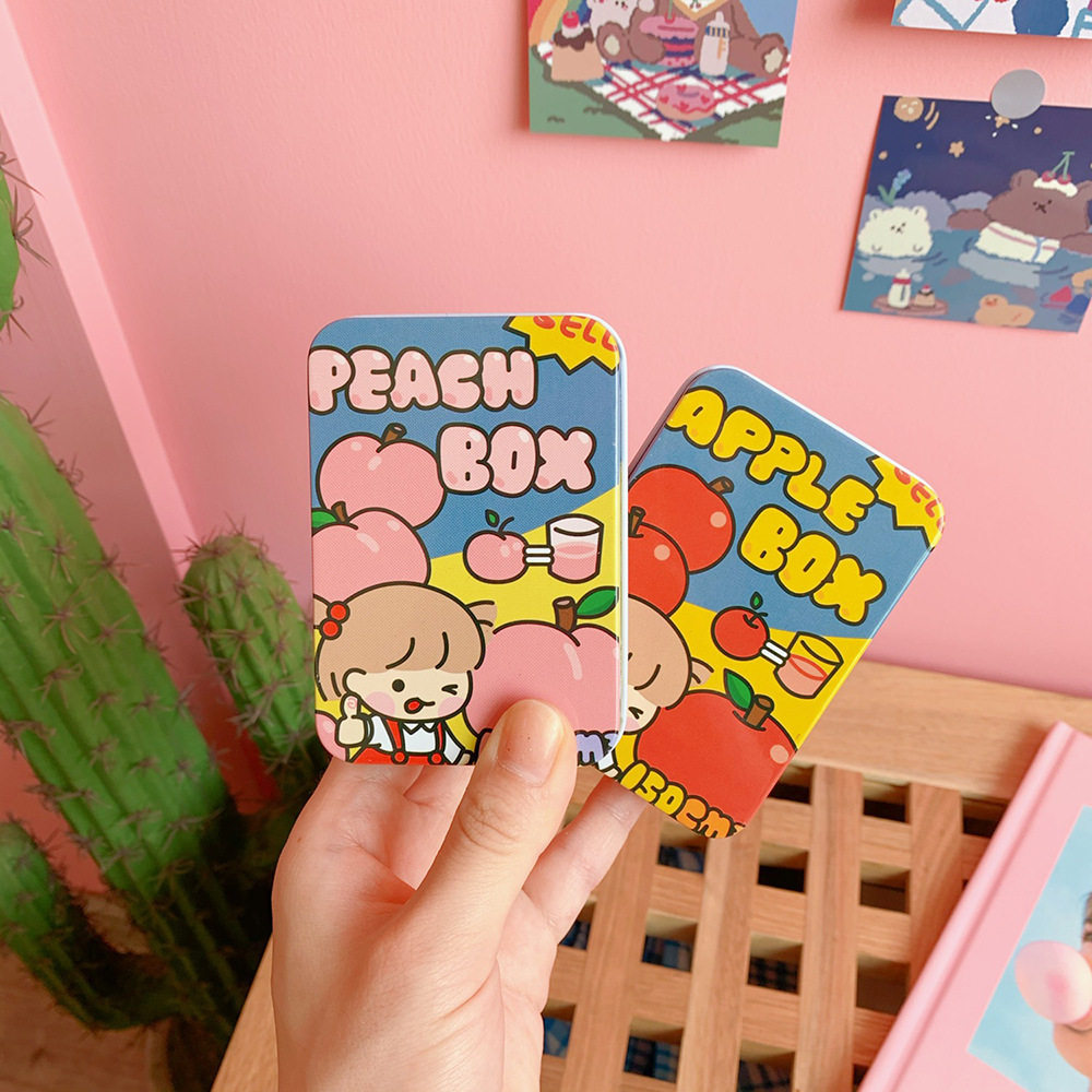 质量严选韩国新款网红同款萌女孩收纳盒少女手帐贴纸糖果收纳首饰,金属材料及制品,金属盒/箱/柜,淘宝优惠券,粉丝福利购,淘宝优惠卷