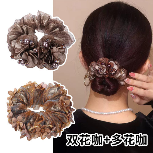 发圈扎头发丸子头发绳发饰