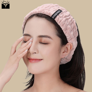 美容院束发带女洗脸头套专用发套高档毛巾头箍化妆敷面膜发箍洗漱