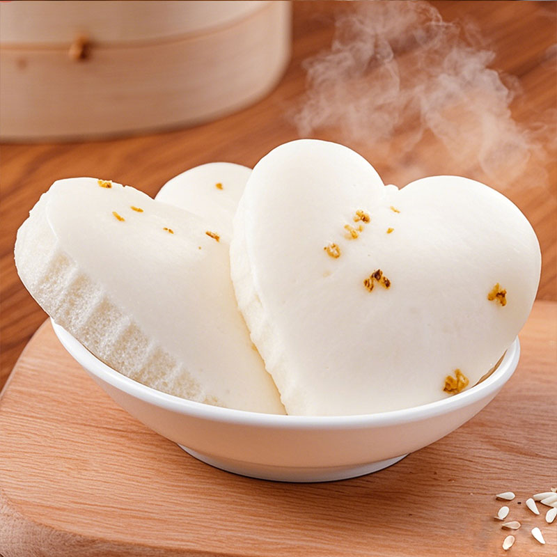 顺丰包邮白糖发糕广式马拉糕三角形松糕茶楼点心早餐半成品馒头
