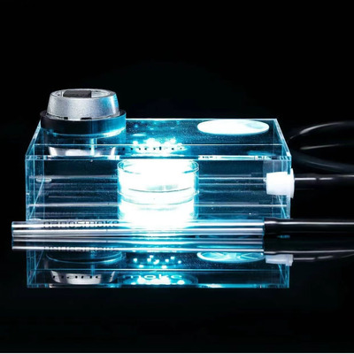 厂家供应跨境货源亚克力水烟壶全透明长方型壶水烟 Hookah Shisha