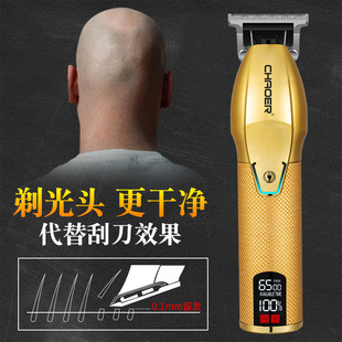 超尔油头雕刻痕电推剪跨境专业发廊光头剃头刀自己剪发推子理发器