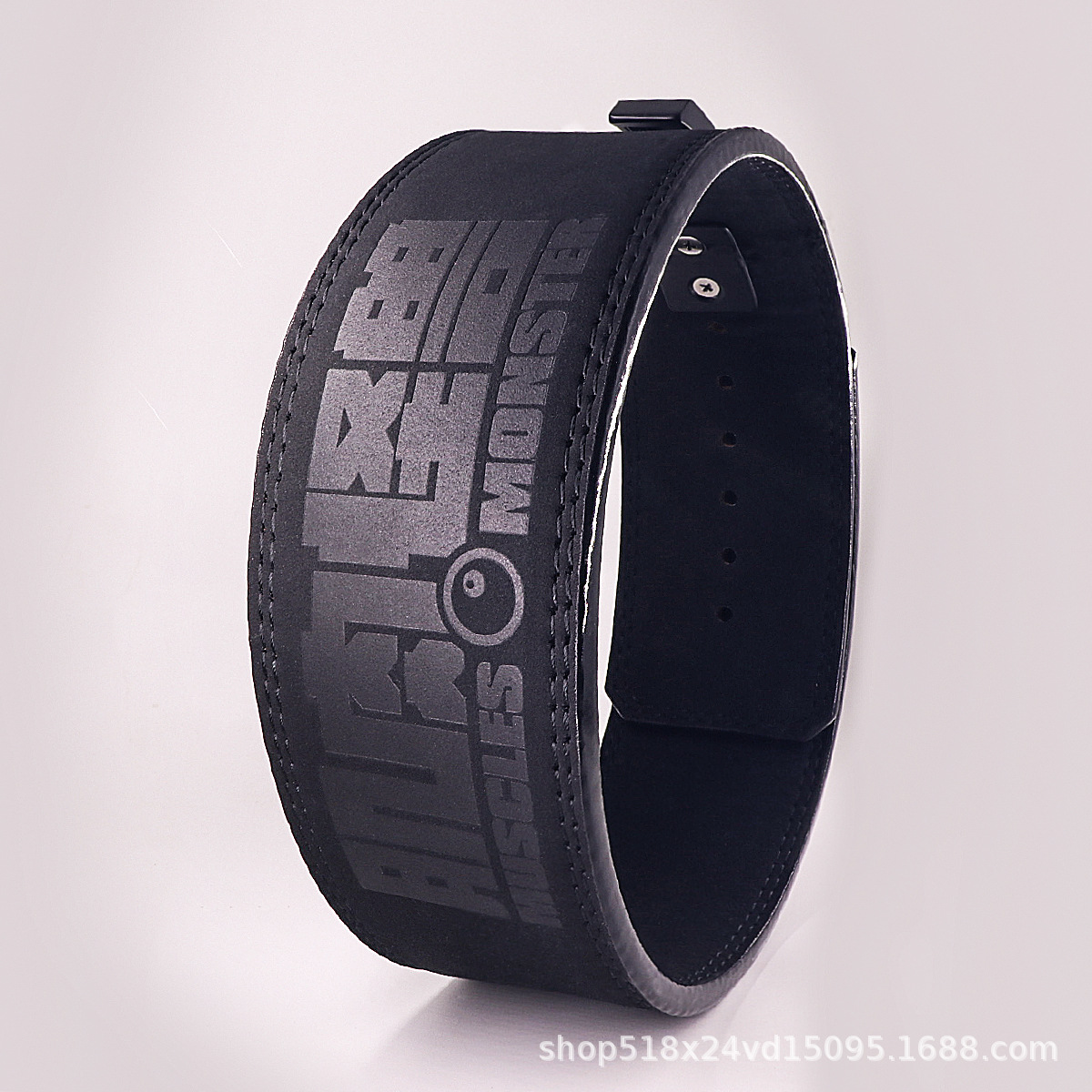 微调扣牛皮健身腰带力量深蹲举硬拉举重杠杆扣护腰护具举重护腰