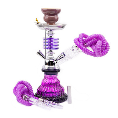厂家水烟壶外贸小号亚克力双管烟具水烟袋水烟壶配件全套hookah
