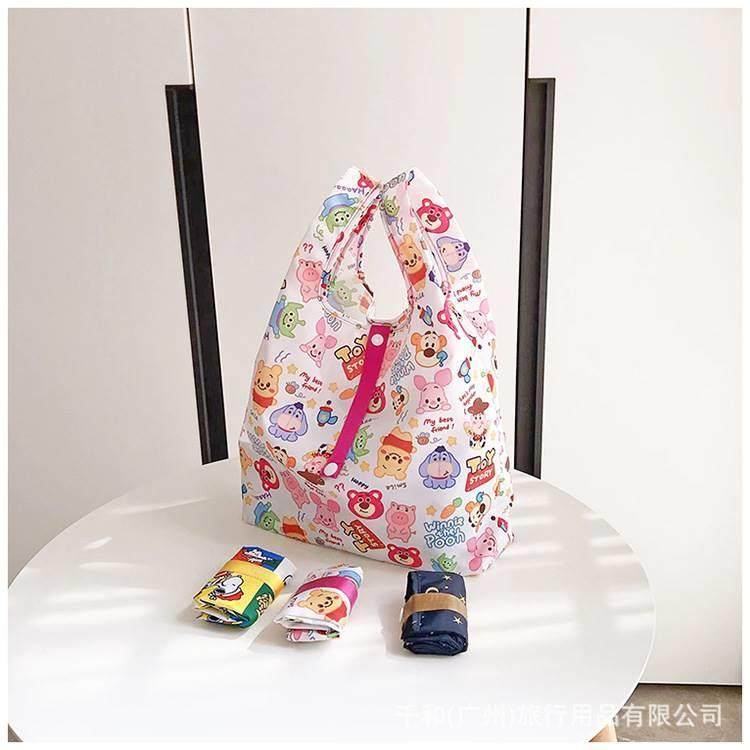 卡通可爱折叠环保购物袋便当袋便当手拎袋小号迷你轻便易携带学生,收纳整理,化妆包,淘宝优惠券,粉丝福利购,淘宝优惠卷