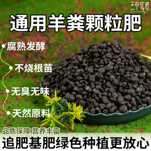 羊粪发酵有机肥纯羊粪蛋颗粒