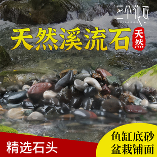 纯天然超细溪流石底砂鱼缸造景铺底石川藏溪流沙乌龟雨林沙