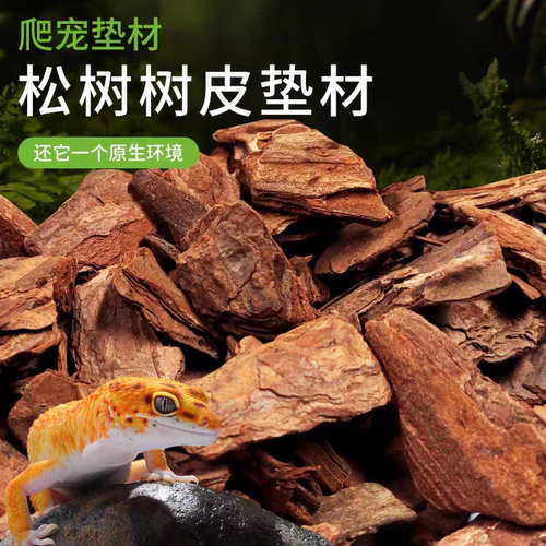 爬宠松树皮垫材爬虫箱造景蛇蜥蜴