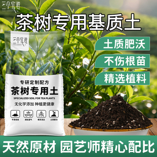 茶树专用营养土盆栽绿植茶花专用促生长庭院种植通用型透气营养土
