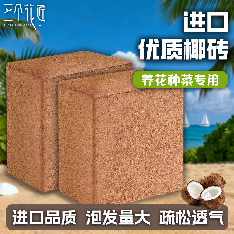 椰砖营养土种菜通用型脱盐椰糠大块椰砖土乌龟冬眠养花土壤种植土,鲜花速递/花卉仿真/绿植园艺,土壤覆盖物,淘宝优惠券,粉丝福利购,淘宝优惠卷