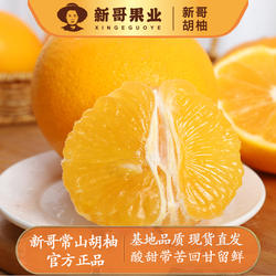 2025新哥常山胡柚新鲜柚子现摘现发应当季水果孕妇水果整箱10斤