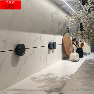 可移動滑軌島臺餐邊柜廚房 艾寶沃xpower線性軌道插座隱藏內(nèi)嵌入式