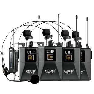一拖四无线领夹式话筒耳挂头戴麦克风专业舞台演出音响唱歌胸麦