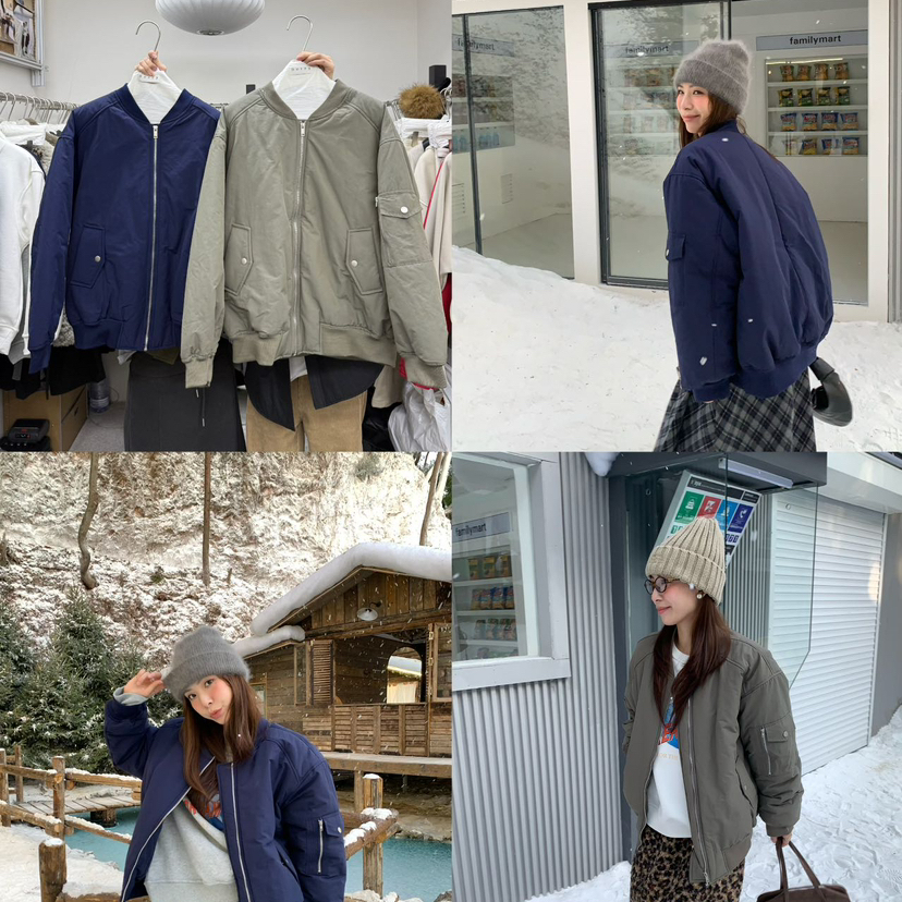 Berry-冬上新美拉德风宽松短款保暖棉服外套9217