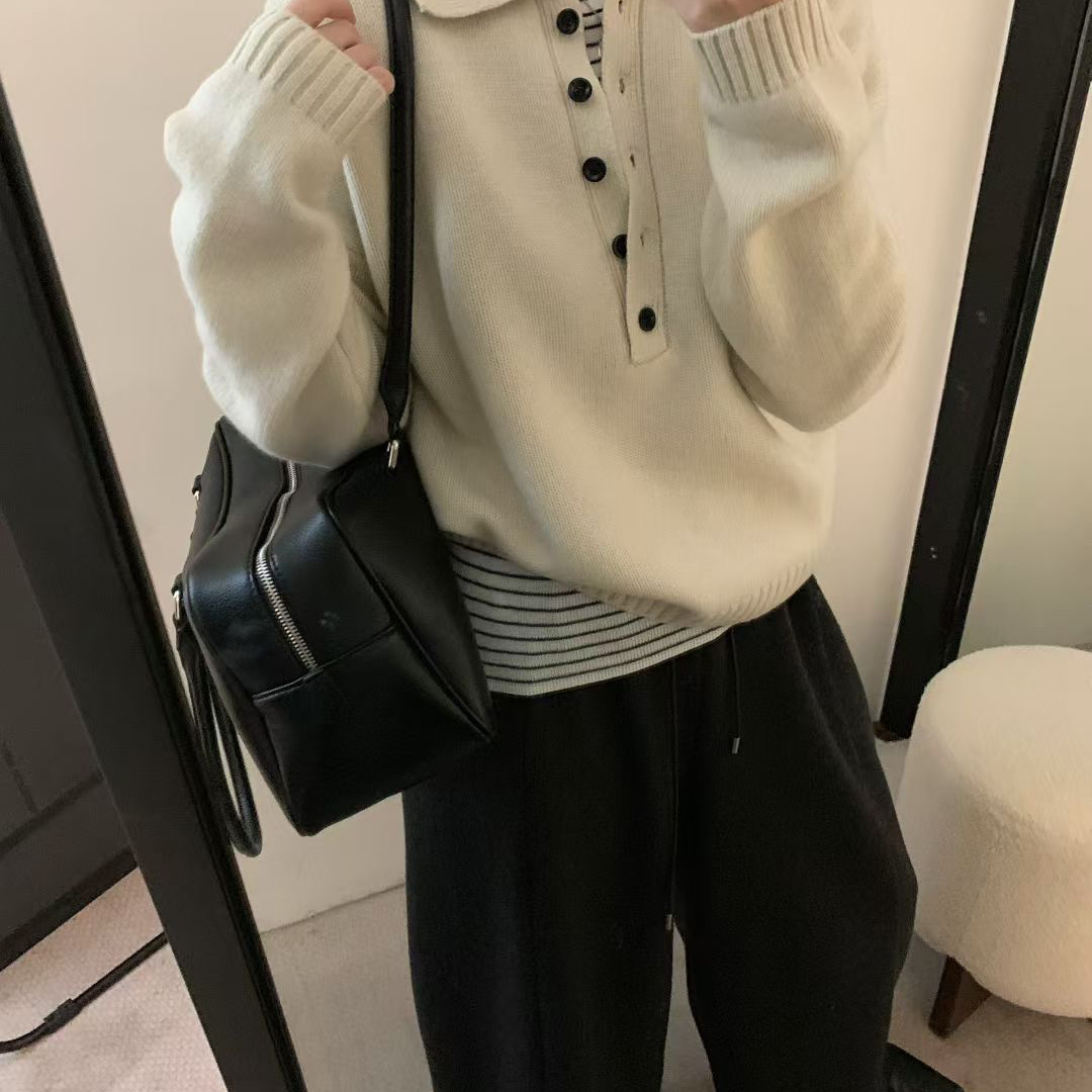 umpling.饺子家-搭可叠搭休闲套头保暖毛衣（含100羊毛）005-2576