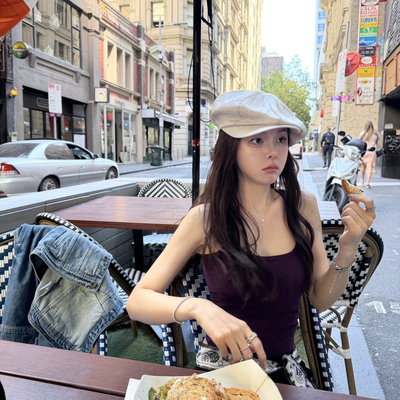 second-26年夏上新简约休闲工装背心(配可拆胸垫)T1529