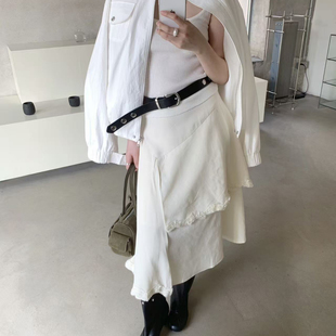 NEVER 无配件 26年春款 A摆显瘦半身裙 W3208 简韩气质款 JIN.C