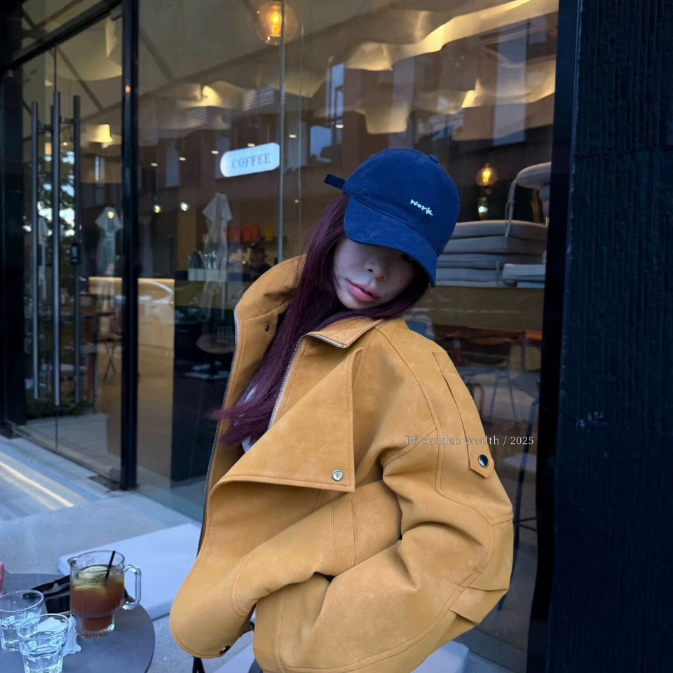 CXJ-冬上新甜酷风立领金属纽扣时尚面包服保暖羽绒服外套1195