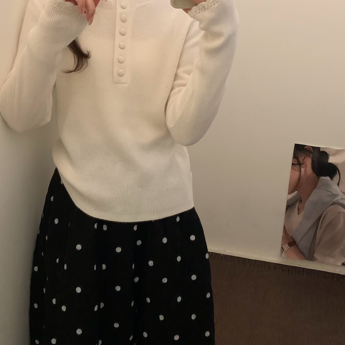 eelmoon-秋上新纯色百搭高领套头上衣针织衫（含92.7绵羊毛）5692