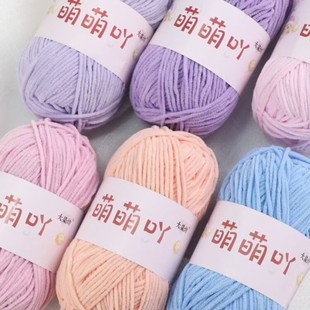 平替雪妃尔萌小吖萌萌吖同款雪尼尔冰条手工编织diy玩偶娃娃围巾