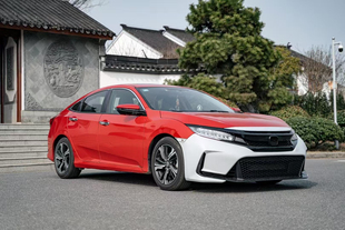 Civic十代思域改装 十一代思域Tr大包围前杠保险杠中网