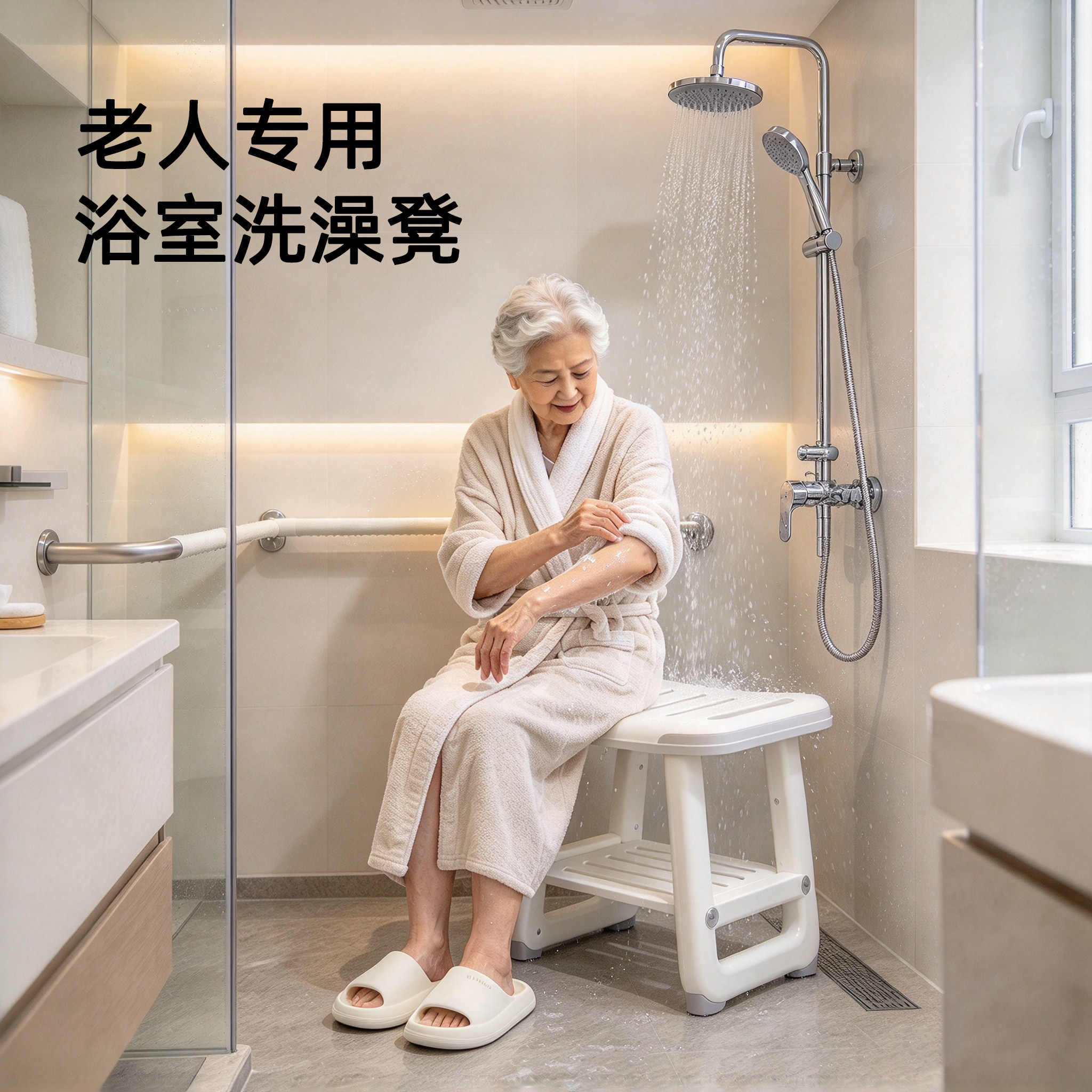 老人专用浴室洗澡凳老人洗澡椅子