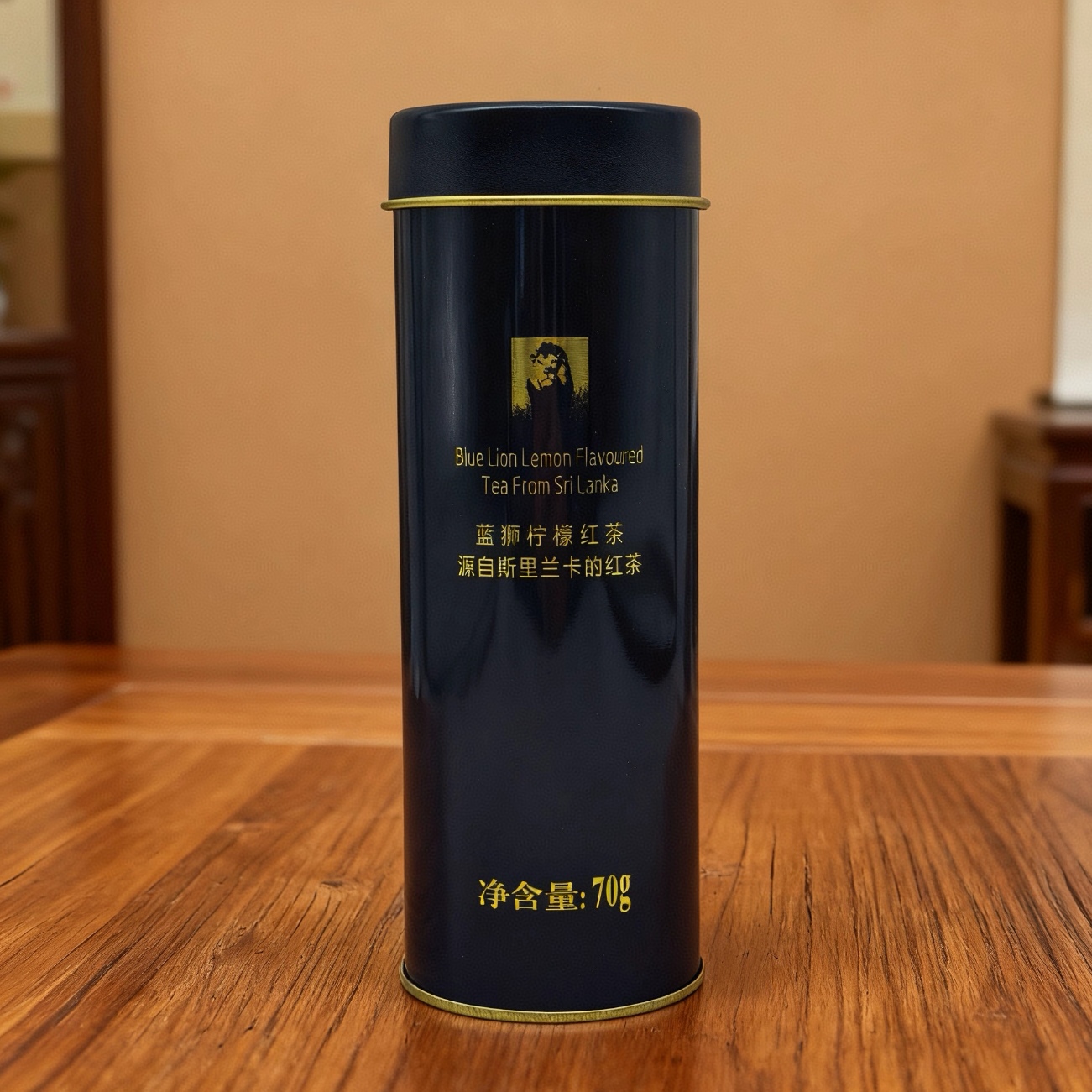 斯里兰卡进口蓝狮柠檬味红茶70g代用茶散装红茶叶浓香红茶果茶