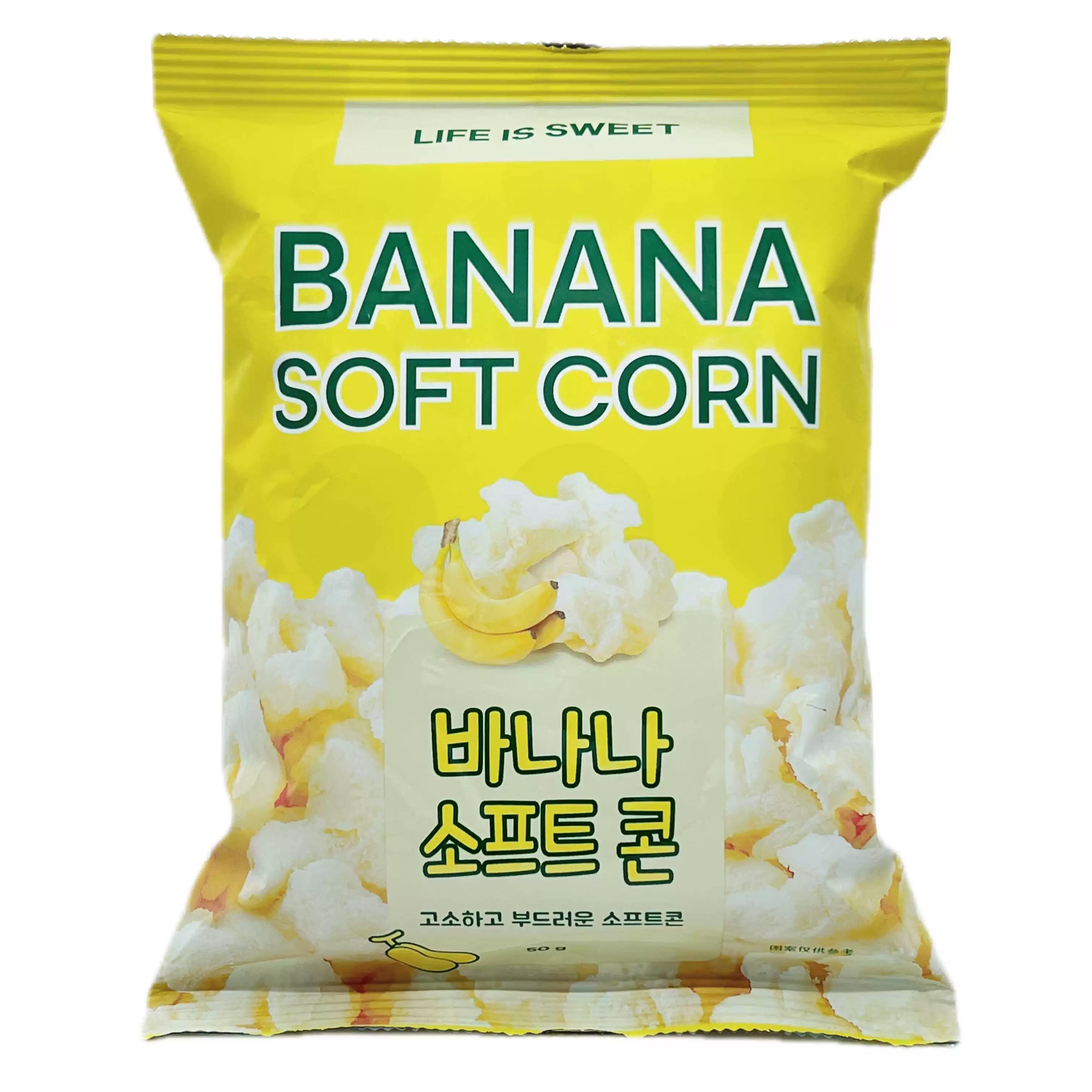 临期特价 韩国进口半糖小福香蕉味奶酪酥酥爆款办公室休闲零食50g