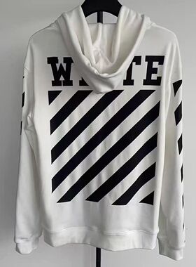 明亮叔出品25ss高订春秋新款斑马线限定20周年tb帽衫男女连帽卫衣