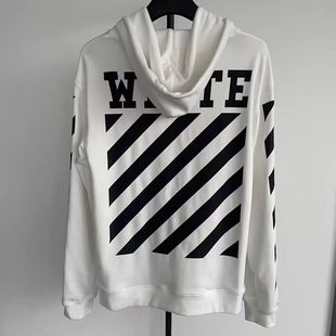 明亮叔出品25ss高订春秋新款斑马线限定20周年tb帽衫男女连帽卫衣