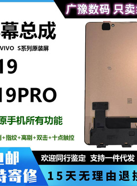 广豫适用于vivo s19屏幕总成 S19PRO液晶手机触摸显示内外屏带框