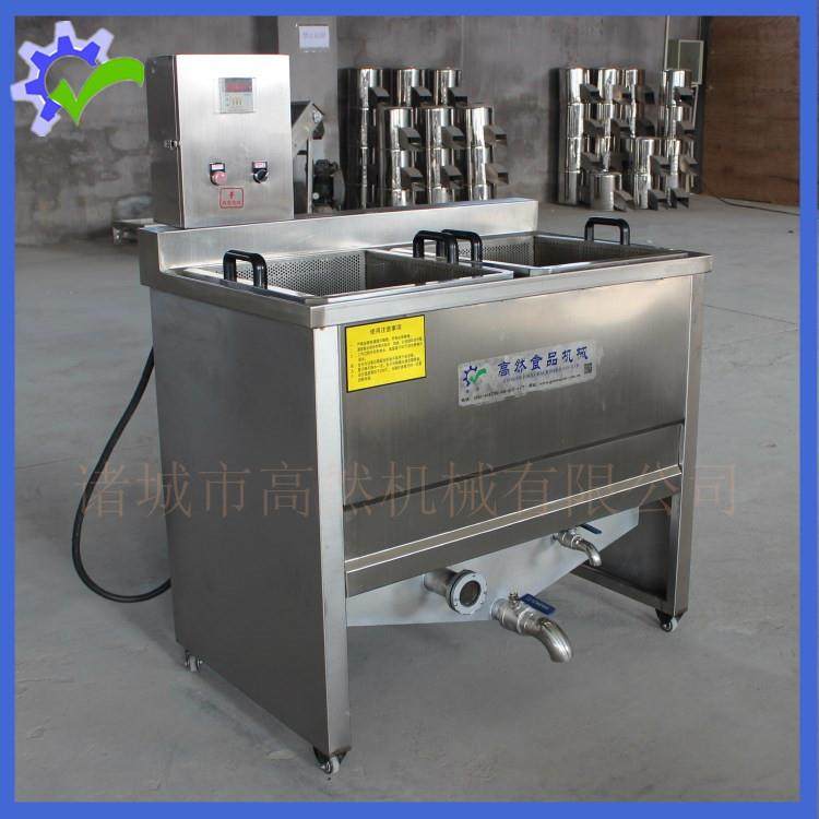 膨化食品油炸机炸猫耳朵机器商用中型炸锅油水混合油炸设备